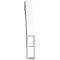 Ekena Millwork 3 1/2-in. W x 28-in. D x 28-in. H Merced Architectural Grade PVC Knee Brace BRCP035X28X28MRC - alternate 3